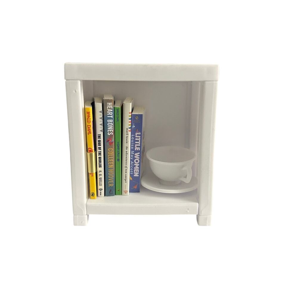 Mini Brands Mini White Bookcase New
